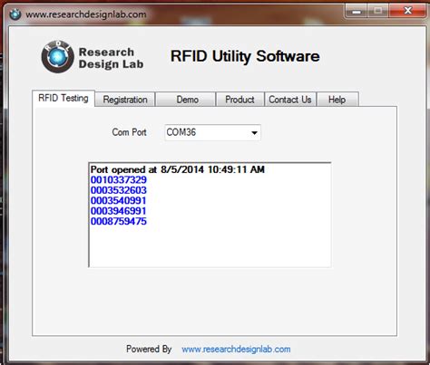 ic rfid reader software|rfid reader software download.